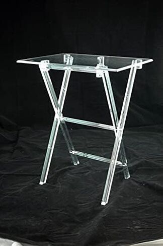 Clear Acrylic Folding TV Snack Tray in Saudi Arabia
