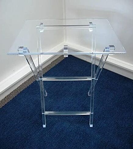 Clear Acrylic Folding TV Snack Tray in Saudi Arabia