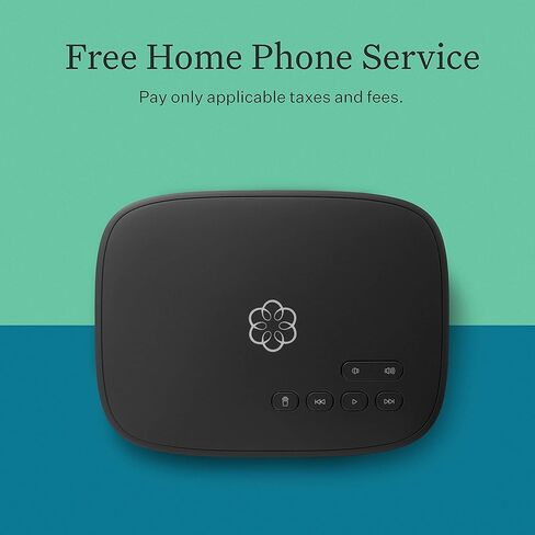 Ooma Telo خدمة الهاتف المجانية للهاتف المنزل. يعمل مع Amazon Echo والأجهزة الذكية (متجددة) in Kuwait