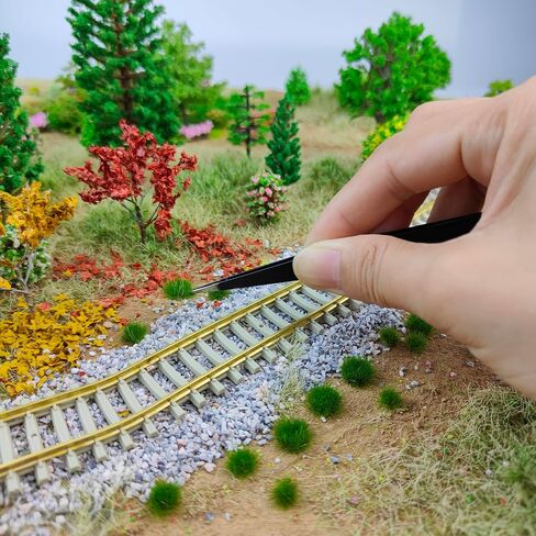 246 pcs Static Grass Tufts, 3 Sizes Mixed, for Model Scenery, Train Landscape, Railway Diorama, Wargaming & Architectural Models, Resin Terrain Grass in Saudi Arabia