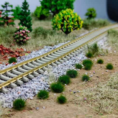 246 pcs Static Grass Tufts, 3 Sizes Mixed, for Model Scenery, Train Landscape, Railway Diorama, Wargaming & Architectural Models, Resin Terrain Grass in Saudi Arabia