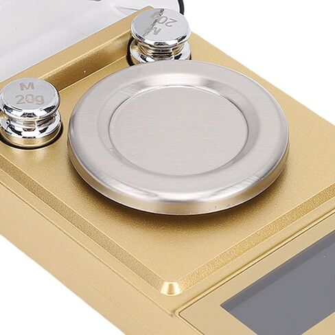 EVGATSAUTO Mini Electronic Scale with LCD Display, Portable Jewelry Scale for Granules, Powder, Jewelry, Herbs, Gold in Saudi Arabia