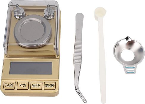 EVGATSAUTO Mini Electronic Scale with LCD Display, Portable Jewelry Scale for Granules, Powder, Jewelry, Herbs, Gold in Saudi Arabia