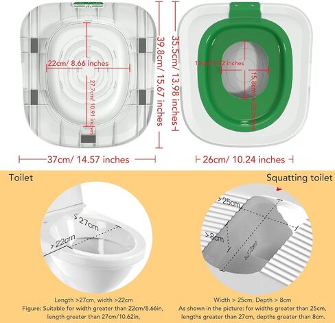 Cat Toilet Seat Training Kit,Universal Reusable Kitty Potty Toilet Trainer Cat Pee Training Tray Cat Potty Urinal Seat with Tray for Teaching Cat to Use Toilet (Gray) in Saudi Arabia
