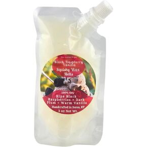 TSA Handmade Squeezable Soy Wax Melts | Handcrafted, Long-Lasting Fragrance for Wax Warmers | Clean, Burning, Easy-to-Use Squeeze Pouch – Cozy Home Aromatherapy Blend, 1 pouch, 3 oz (Strawberry Melon) in Kuwait