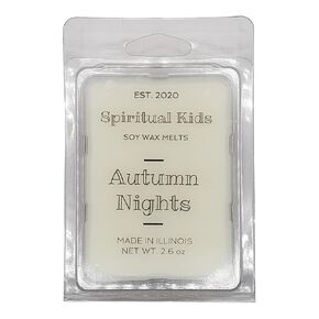 Autumn Nights Soy Wax Melts 2.6oz 6 cubes Hand Poured with Fragrant/Essential Oils! | Fruity Wax Melts | Fall Wax Melts | Birthday Gift | Christmas Gift Fall Wax Melts| in Kuwait