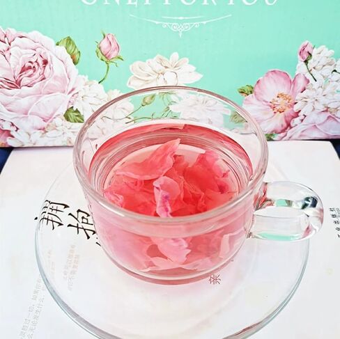 Dried Red Rose Bud Petals, Real Natural Dried Rose Petals 4oz for Bath Tea, Cake, Soap Making, Candle Making, Wedding, Confetti, DIY Crafts Edible. (pinkpetal50g) in Kuwait