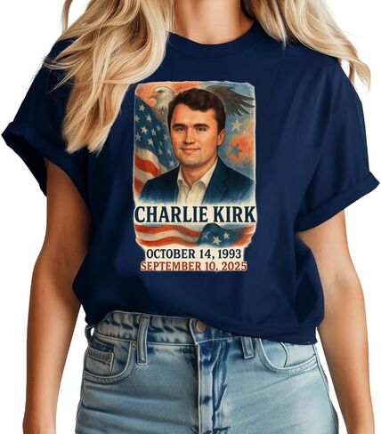 Charlie Kirk Shirt, RIP Charlie Kirk Shirts, A True Patriot, USA Charlie Kir in Saudi Arabia