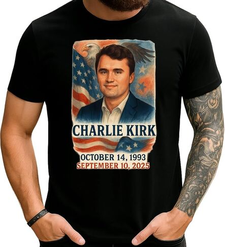 Charlie Kirk Shirt, RIP Charlie Kirk Shirts, A True Patriot, USA Charlie Kir in Saudi Arabia