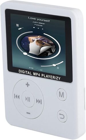 من السهل تشغيل مشغل موسيقى MP4 ، MP4 خفيفة الوزن ، قابس وتشغيل مشغل موسيقى Slim MP4 للموسيقى ، الراديو ، التسجيل ، الفيديو ، الكتب الإلكترونية ، Buildin Stovalwatch (White) in Kuwait