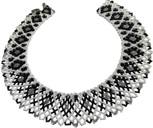 Handmade Ukrainian beaded jewelry, Ethnic Style Necklace, Gerdan Sylyanka Necklace, collar women necklace, Beaded Necklace, Bohemian Jewelry, Moms Birthday Gift, Handmade Gifts in Saudi Arabia