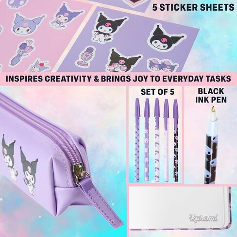Get Trend Hello Kitty Cinnamoroll stisterary set cute ball ball point pens kawaii case case anime anime stuff stuff aceep accessories for teens (Blue Cinnamoroll) in Kuwait