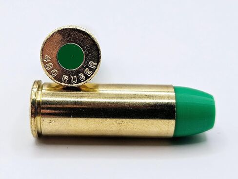 Snap Caps for 480 Ruger - Dummy Training Rounds - Set of 5 (Black & Brass) in Saudi Arabia