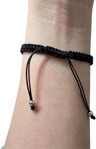 Silver Plated Grim Reaper Bracelet -Holy Death Santa Halloween Connector Pendant gift for men,women,Halloween -multiple color (BLACK) in Saudi Arabia
