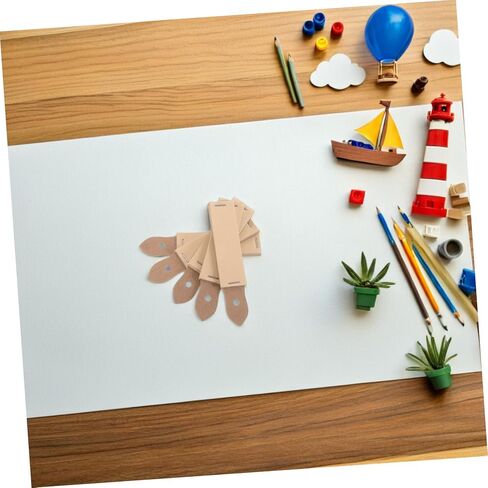 VEEMOON 10pcs أداة الرسم ورقة الصنفرة مخطط مخطط قلم رصاص مؤشر قلم الرصاص للملون الفحم الباستيل العصي خفيفة الوزن متينة للفنانين وطلاب الفن in Kuwait