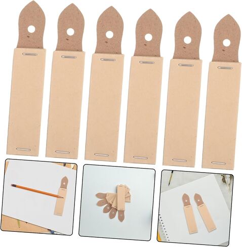 VEEMOON 10pcs أداة الرسم ورقة الصنفرة مخطط مخطط قلم رصاص مؤشر قلم الرصاص للملون الفحم الباستيل العصي خفيفة الوزن متينة للفنانين وطلاب الفن in Kuwait