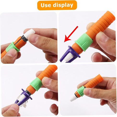 15pcs crayon extender sharepener multi-function cap للرسم المناسب للفنانين والطلاب يعزز عمر التلوين للباستيل والمشاريع الفنية in Kuwait