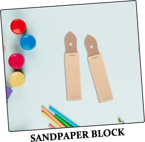 Artibetter 10pcs Sketch Sandpaper Compact Compact Sharpener Art Board for Charcoal Crayon Pastel Drawing for Outdoor Skeching Art in Saudi Arabia