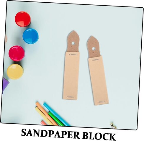 Veemoon 10Pcs Sandpaper Sharpener Artist Pencil Pointer for Effortless Mark Removal Durable Sanding Board for Charcoal Pencils and Pastel Sticks in Saudi Arabia