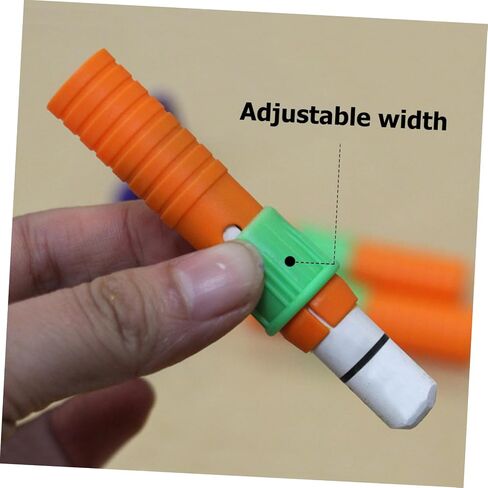 15Pcs Crayon Extender with Sharpener Multi Functional Crayon Pen Caps for Oil Painting Sticks Durable and Lightweight for Artists and in Kuwait