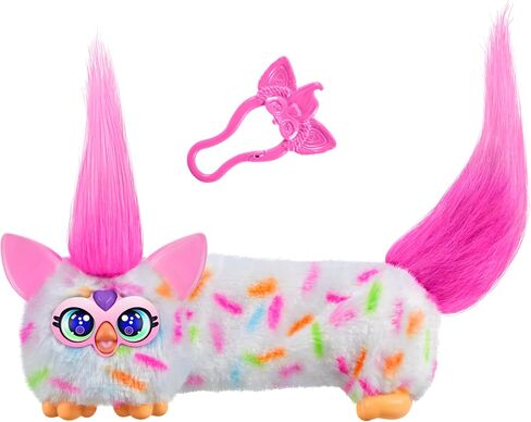Furby DJ Furblets Berry-Cup-Cake Mini Electronic Plush Toy مع مؤثرات صوتية ومضرة in Kuwait