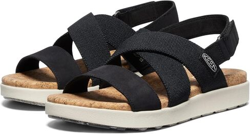 KEEN Women's Elle Criss Cross Premium Comfortable Fashion Casual Wedge Sandals in Saudi Arabia