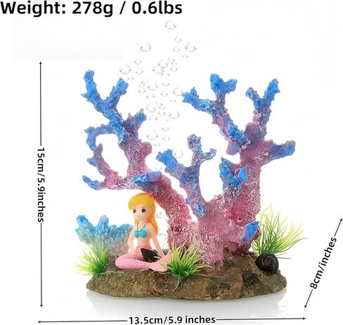 زينة خزانات السمك ، تمثال حورية البحر ， حديقة حورية البحر ، زينة خزان الأسماك ، زينة الحرف اليدوية ، ديكورات حورية البحر (حورية البحر الرملية) in Kuwait