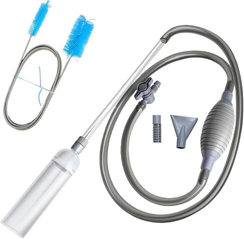66.9IN Siphon Gravel Vacuum,Fish Tank Cleaner Aquarium Fish Tank Changing Water Cleaning Gravel and Sand Supplies & Cleaning Tools in Saudi Arabia