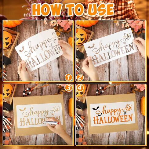 18 PCS سقوط الإستنسل للطلاء على استنسل عيد الشكر الخشب للبالغين والأطفال أوراق اليقطين الخريف. in Kuwait