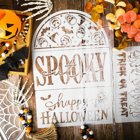 18 PCS سقوط الإستنسل للطلاء على استنسل عيد الشكر الخشب للبالغين والأطفال أوراق اليقطين الخريف. in Kuwait