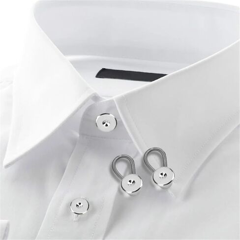 Collar Extender 40pcs Flexible Spring Shirt Extenders Elastic Collar Stretchers For Shirts in Saudi Arabia