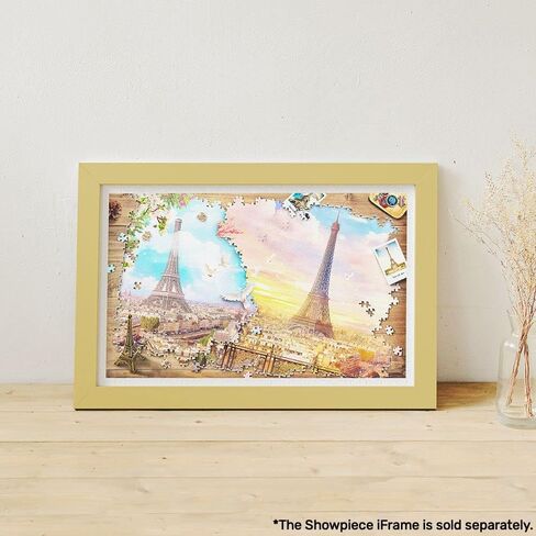 Pintoo Jigsaw Puzzles 500 Piece for Adults - Eiffel Tower Beautiful Plastic Puzzle for Home Decor Zero Dust Easy Storage [H1486] in Kuwait