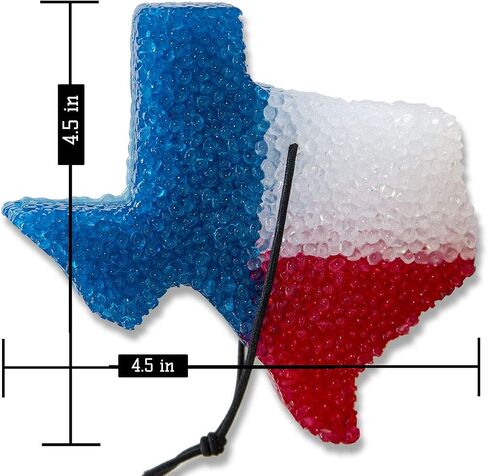 Leather & Lace Scented Freshies, Lone Star Candles & More's Authentic Aroma of Genuine Leather Mixed with Creamy Vanilla, Air Freshener, Car Freshener, USA Made in Texas (2-Pack, Texas, 3-Color) in Kuwait