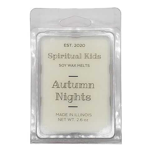 Autumn Nights Soy Wax Melts 2.6oz 6 cubes Hand Poured with Fragrant/Essential Oils! | Fruity Wax Melts | Fall Wax Melts | Birthday Gift | Christmas Gift Fall Wax Melts| in Kuwait