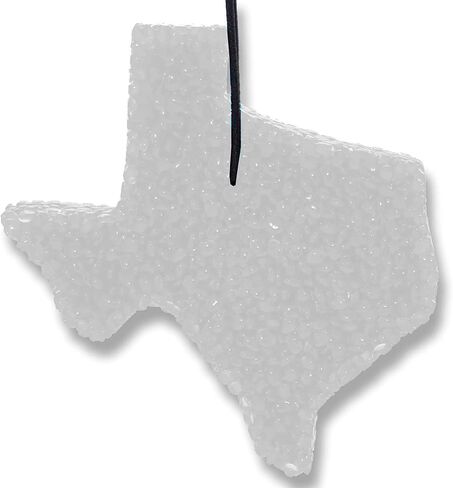 Leather & Lace Scented Freshies, Lone Star Candles & More's Authentic Aroma of Genuine Leather Mixed with Creamy Vanilla, Air Freshener, Car Freshener, USA Made in Texas (2-Pack, Texas, 3-Color) in Kuwait