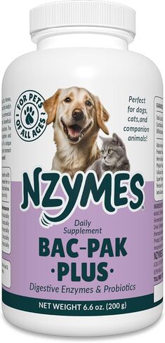Nzymes® Bac-Pak Plus 100 Grams Digestive Enzymes and Probiotics for Digestion, Loose Stools, Diarrhea, Constipation, Improved Nutrient Uptake - Made in The USA in Saudi Arabia