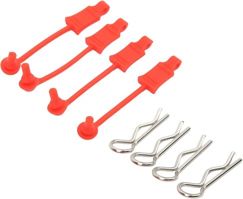 ‌upgrade Universal RC Body Clips 4 أزواج - SHELL TREWINER متوافق مع مقياس LOSI LASERNUT U4 1/10 (أحمر) in Saudi Arabia