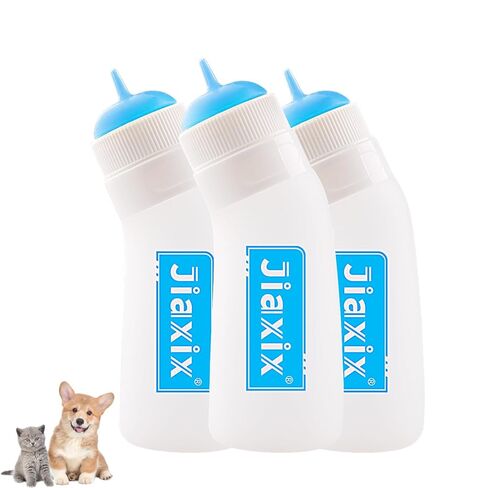 3 حزمة هريرة زجاجة التمريض السيليكون ، حلمة تغذية السيليكون ، مستلزمات هريرة حديثي الولادة قابلة لإعادة الاستخدام ، مناسبة لتغذية هريرة ، جرو ، أرنب ، الهامستر (الأزرق ، صغير) in Kuwait