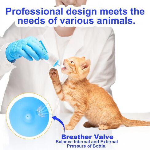 3 حزمة هريرة زجاجة التمريض السيليكون ، حلمة تغذية السيليكون ، مستلزمات هريرة حديثي الولادة قابلة لإعادة الاستخدام ، مناسبة لتغذية هريرة ، جرو ، أرنب ، الهامستر (الأزرق ، صغير) in Kuwait