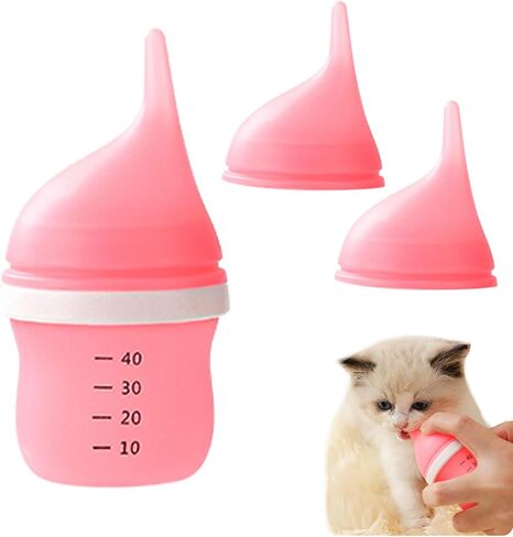 Kitten Bottles for Nursing,Puppy Bottles for Nursing Puppy Milk, Anti-Choking Puppy Feeder Design, 2 Extra Replaceable Silicone Nipples for Convenient Replacement (Green) in Kuwait