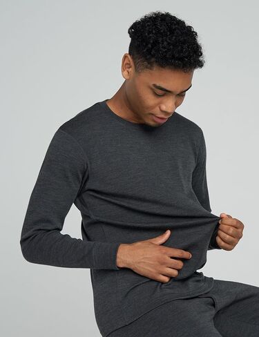 قميص LAPASA للرجال 100% من صوف ميرينو بطبقة أساسية قميص حراري متوسط ​​الوزن وأكمام طويلة للصيد قميص داخلي دافئ ناعم طويل John M67 متوسط ​​2. أخضر متوسط ​​الوزن، عبوة واحدة in Saudi Arabia