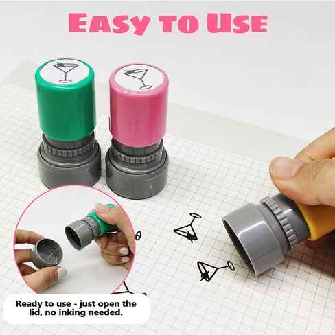 3 حزمة Martini Stamp ، ختم مشروب الكوكتيل الكوكتيل ، Martini Glass Stamper لصياغة المخططين in Kuwait