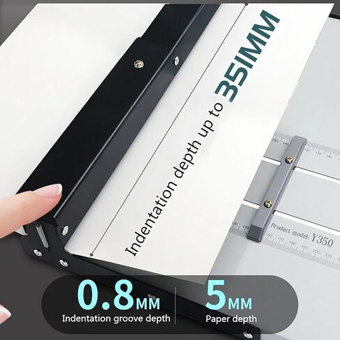 Creasing Machine,Manual Creaser,Scoring Paper Creasing Machine, 13.8"/350mm with Positioning Block A Clear Scale Excellent Precision in Saudi Arabia