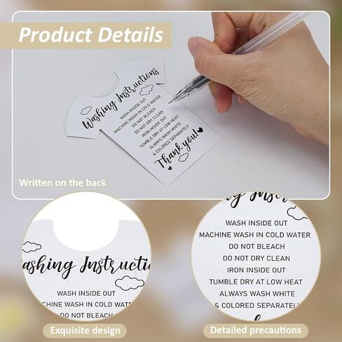FINGERINSPIRE 240 Pcs Cup Care Instructions Cards 2.13x3.43inch Pink With Flower Print Rectangle Display Card with Handmade with Love Text for Handmade Cups, Gifts, and Retail Packaging for Sellers in Saudi Arabia