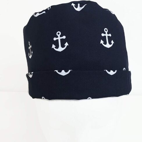 Ponytail Scrub Cap Navy Anchors Scrub Hat Scrub Caps for Women in Saudi Arabia
