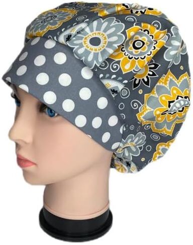 Bouffant Scrub Hat Graycious Dot in Saudi Arabia
