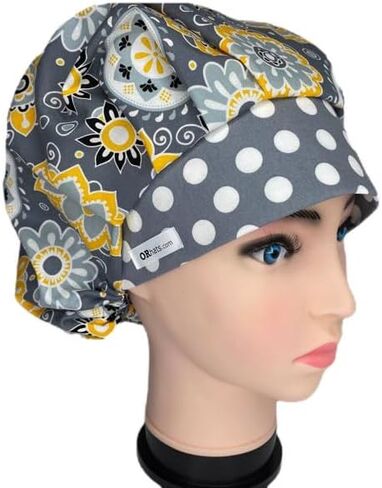 Bouffant Scrub Hat Graycious Dot in Saudi Arabia