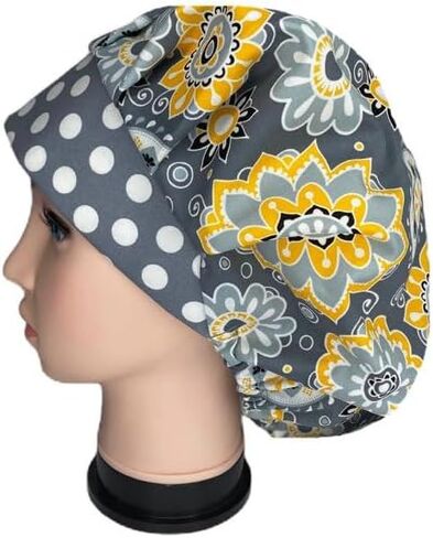 Bouffant Scrub Hat Graycious Dot in Saudi Arabia