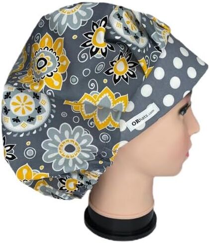 Bouffant Scrub Hat Graycious Dot in Saudi Arabia