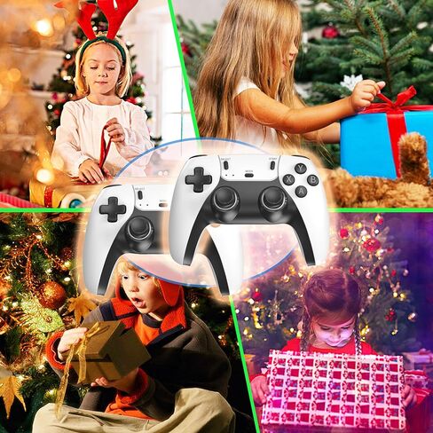 Retro Gaming Console, Plug and Play Video Game Console Built in 40000+ Games,28 Classic Emulators, 4K High Definition HDMI Output for TV with Dual Controllers in Saudi Arabia